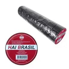 Kit 10 Fita Isolante Preta PVC 3M 5M 17M Elétrica Resistência Alta Qualidade