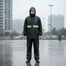 Capa Chuva Conjunto Impermeável Motoqueiro Motoboy Com Capuz Motociclista Bike