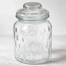 Pote de vidro hermético Estampado 1000ml