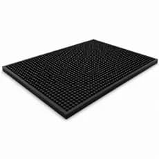 Tapete Bar Mat Borracha Para Mesa Porta Copos Drink Escorredor de Louças 45x30cm