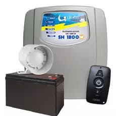 Central Choque E Alarme Wifi Arme Pelo App Lider + Bateria + Sirene