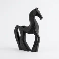 Cavalo de Decoração Elegante Elegance – Escultura Minimalista para Rack, Estante e Mesa