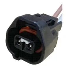 Chicote Diversos 2 Vias- 2 Fios - Conector Fêmea - Fio 15cm - Mitsubishi Hilux