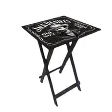 Mesa Dobrável em Madeira Quadrada  Conforto e Estilo para Reuniões  e Lazeres