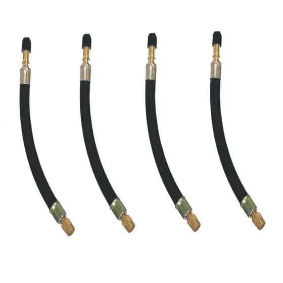 Kit 4 Alongadores Extensão Prolongador Flexivel De Borracha de Bico para Pneu Caminhão 210mm