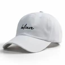 Boné Believe Unissex Aba Curva Ajustável Confortável Todas As Cores