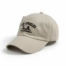 Boné  LA Los Angeles Retro Basebol Aba Curva Masculino e Feminino Regulagem Fitão