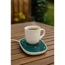 Aquecedor de Xícaras de Café Temperatura Constante - Branco, Baixo Consumo de Energia e Portátil