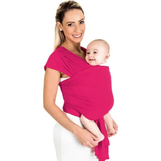 BABY SLING WRAP SLING, MAMÃE CANGURU CARREGADOR DE BEBÊ, SEGURA BEBÊ MALHA 100% POLIÉSTER
