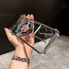 Capa Poco C71/C75/C65/C61/F7Pro/F7Ultra/F6 Pro/F5 X6Pro/X7 Estilo De Suporte airbag anti-Queda De Telefone Transparente