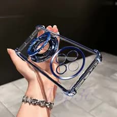 Capinha Redmi 14C Suporte Estilo airbag anti-Queda De Telefone Transparente CDSJ