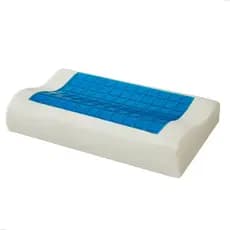 Travesseiro Da Nasa Com Gel Refrescante Viscoelástico Sonare Branco Coluna Cervical Macio