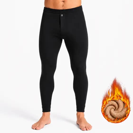 Calça Térmica Segunda Pele Masculina Frio Intenso Legging Proteção UV50 Respirável Antiodor