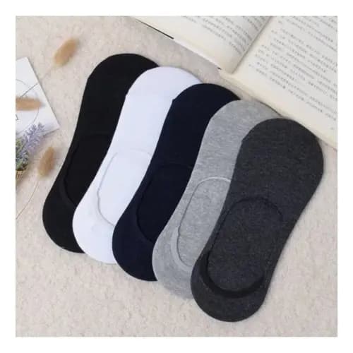 Kit 12 Pares Meia Soquete Sapatilha Anti Suor Invisivel De Poliester e Elastano Unissex