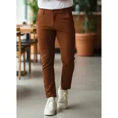 Calça Comfort Masculina Alfaiataria Slim Elastano Esporte Fino tecido tecnologico que nao amassa