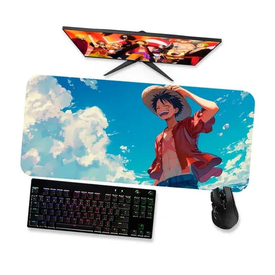Mouse Pad Gamer Grande  ONE PIECE LUFFY 5  90x40 80x40 60x40 70x30 45x40