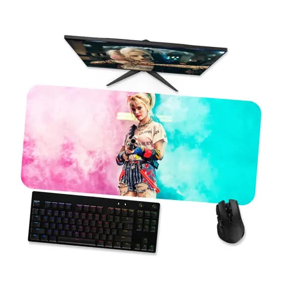 Mouse Pad Gamer Grande  DC HARLEY QUINN 7  90x40 80x40 60x40 70x30 45x40