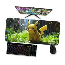 Mouse Pad Gamer Grande  POKEMON PIKACHU 2  90x40 80x40 60x40 70x30 45x40