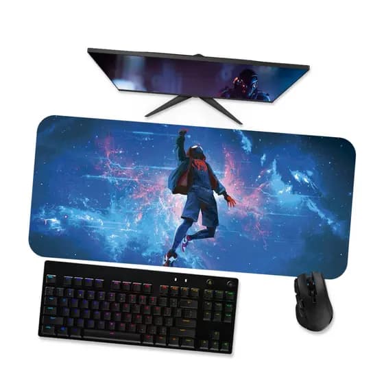 Mouse Pad Gamer GrandeMiles Morales Aranhaverso 1 90x40 80x40 60x40 70x30 45x40