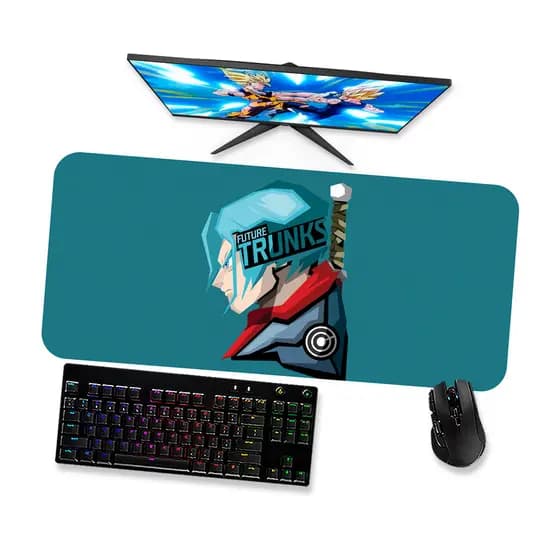 Mouse Pad Gamer Grande  DRAGON BALL TRUNKS 1  90x40 80x40 60x40 70x30 45x40