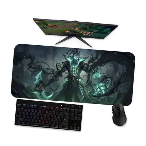 Mouse Pad Gamer Grande LoL  THRESH LIBERTO 1  LoL 90x40 80x40 60x40 70x30 45x40