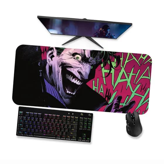 Mouse Pad Gamer Grande  CORINGA JOKER 9  90x40 80x40 60x40 70x30 45x40