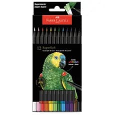 Lápis De Cor Ecolápis Supersoft 12 Cores Redondo Faber-Castell