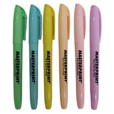 Caneta Marca Texto Cores Pastel Masterprint