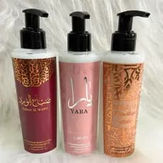 Kit 3 Cremes Hidratante Corporal Feminino Árabe 230ml Envio Imediato