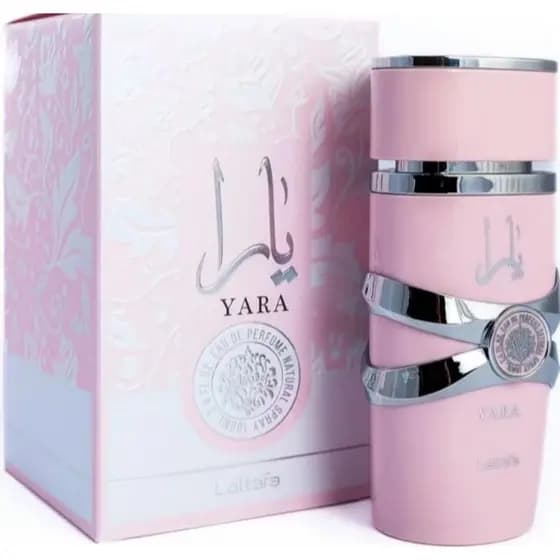 Perfume Yara Lattafa Árabe 100ml Feminino Embalagem de vidro Envio Imediato