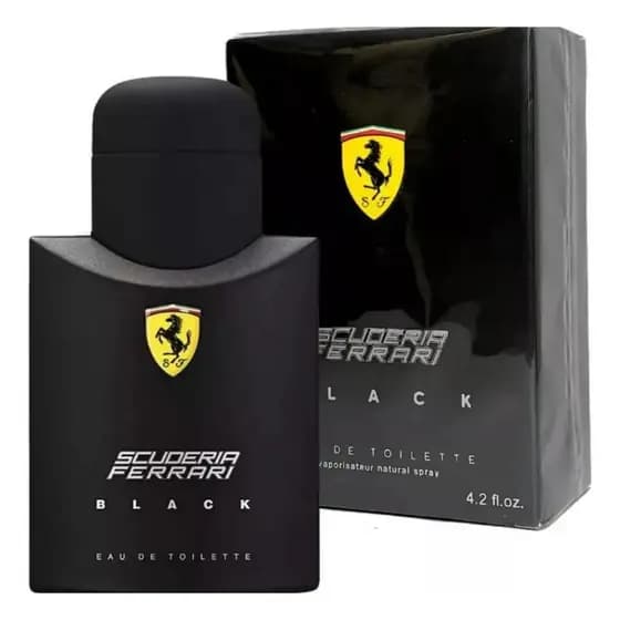 Kit De 01 Até 02 Perfumes Masculinos Ferrari Black 100ml Importado Envio Imediato