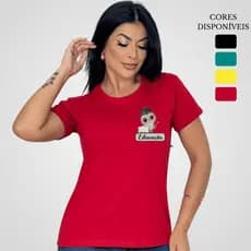 Blusa Feminina Camiseta T shirt Algodão Educação