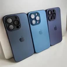 Capa De Vidro Fosco Nano AG De Alta Qualidade De Cor Original Para iPhone 16 15 14 13 12 11 Pro Max Com Filme De Lente