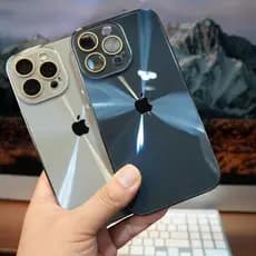Luxo Chapeamento CD Padrão Cor Sólida Caso De Telefone Para iPhone 11 12 13 14 15 16 17 Pro Max