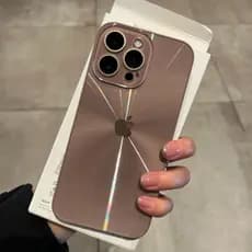 Luxo Laser Aurora CD Padrão Protetor De Lente Caso Para iPhone 17 16 15 14 13 12 11 Pro Max