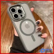 Capa De Telefone Luxuosa Transparente Magsafe Para iPhone 11 13 12 14 15 16 Pro Max Plus