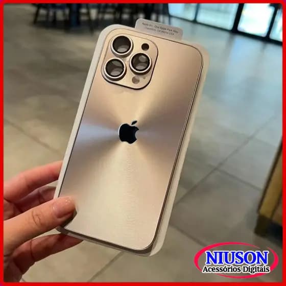 Luxo CD Padrão Laser Aurora Caso De Proteção Da Lente Câmera Para iPhone 16 15 14 13 12 11 Pro Max