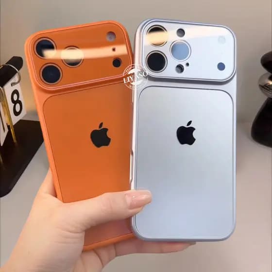 Se Transforma Instantaneamente Em 17 Séries , Capa De Vidro Fosco AG Original Para iPhone 17 16 15 14 13 12 11 Pro Max