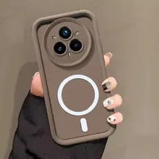 Para Realme 14 Pro 5G + Plus RMX5051 TPU Capa De Silicone Protetora Com Adesivo De Carregamento Sem Fio