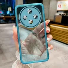 Para Redmi 14C/Xiaomi POCO C75 4G/A4 5G Câmera Macia Protetora Colorida Anti-Queda TPU Capa Traseira