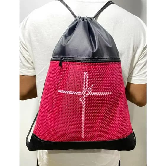 Mochila Saco Esporte Bolsa Saquinho Academia Passe-o Gim impermeável
