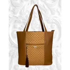 Bolsa Feminina Estampa Bolinha Fechamento Zíper & acompanha brinde pingente