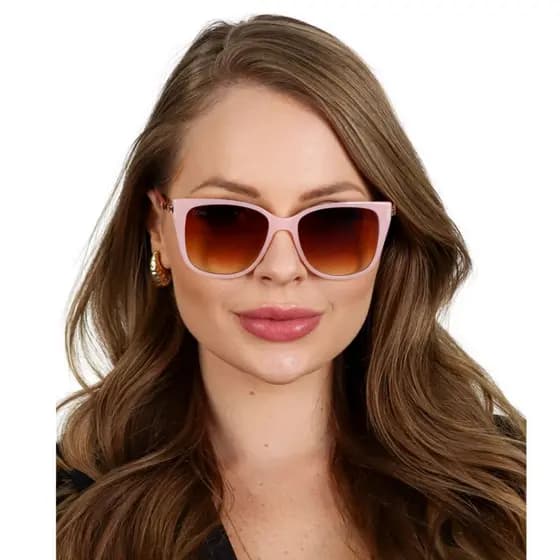 Óculos De Sol Feminino Estiloso Proteção UV400 Tendência Moderno Doha