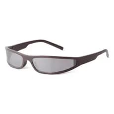 Óculos de Sol Esportivos Fashion Mirror para Mulheres e Homens Y2K, Armação Retangular Estreita, Óculos de Sol Punk para