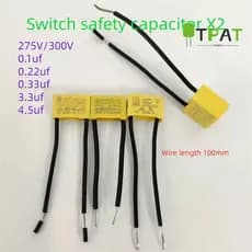 Interruptor Inteligente Capacitor wifi Interruptor Capacitor X2 0,1uf 0,22uf 0,33uf 2.2UF 3,3 uf 4,5uf