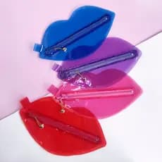 Necessaire Formato Boca Estojo Multiuso Estojo Boca Nécessaire Estilosa Estojo Maquiagem Estojo Escova Dental