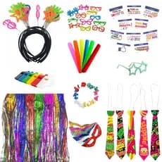 Kit Festa Com Tiara Saia E 3 Itens Sortidos Kit Festa Kit Bloquinho de Rua Pacote Fantasia