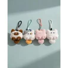 Chaveiro Pelúcia Gatinho Sortido Chaveiro Fofinho Kawaii Chaveiro de Mochila Chaveiro Gatinho