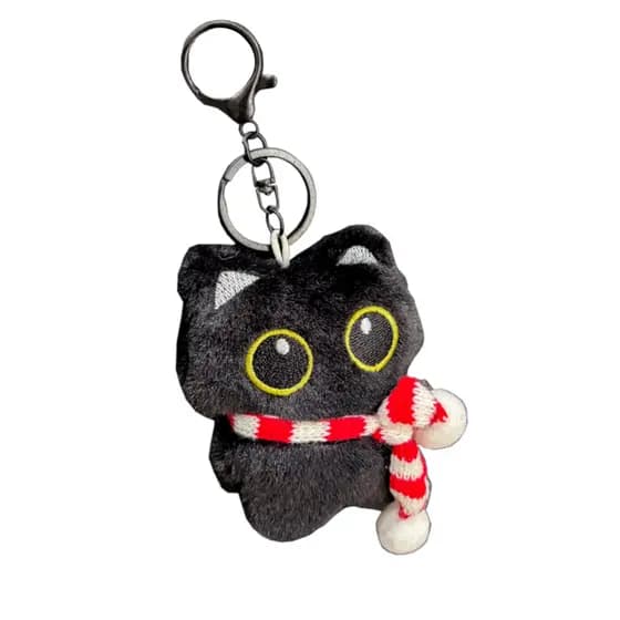 Chaveiro Gato Preto Cute Chaveiro Mochila Chaveiro Charm Chaveiro Kawaii Chaveiro Fofo Chaveiro de Bolsa