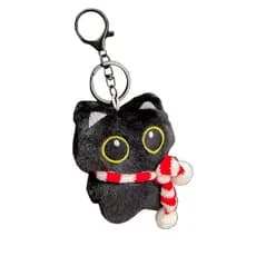 Chaveiro Gato Preto Cute Chaveiro Mochila Chaveiro Charm Chaveiro Kawaii Chaveiro Fofo Chaveiro de Bolsa